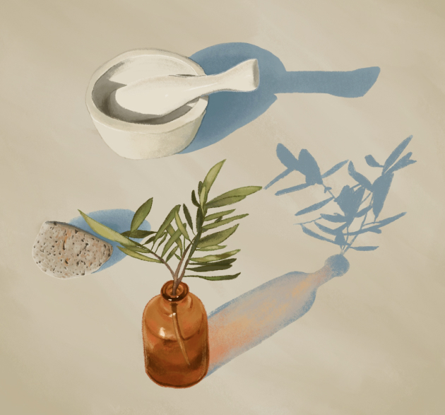 Digital still life painting